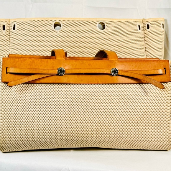 Hermes Herbag Cabas MM convertible bag with COA - Picture 5 of 16